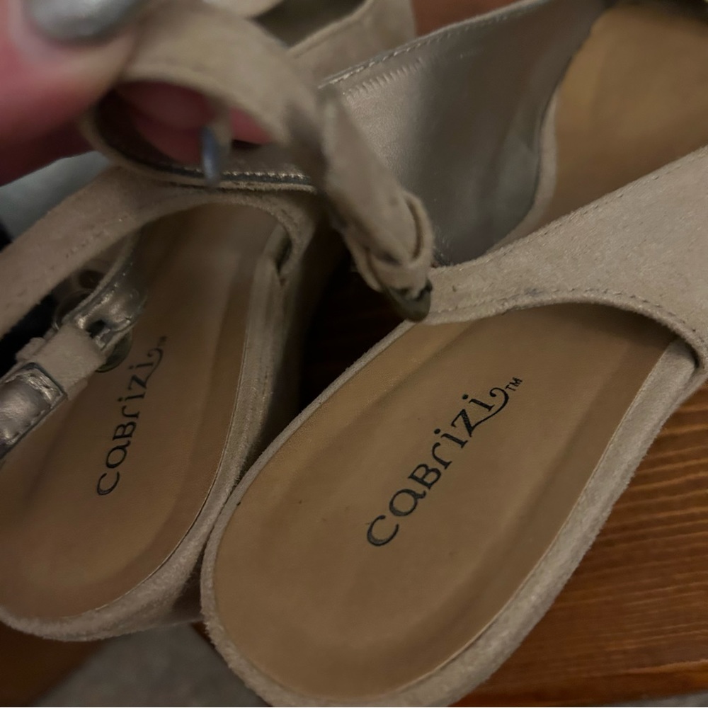 tan wedge heels - Picture 5 of 7